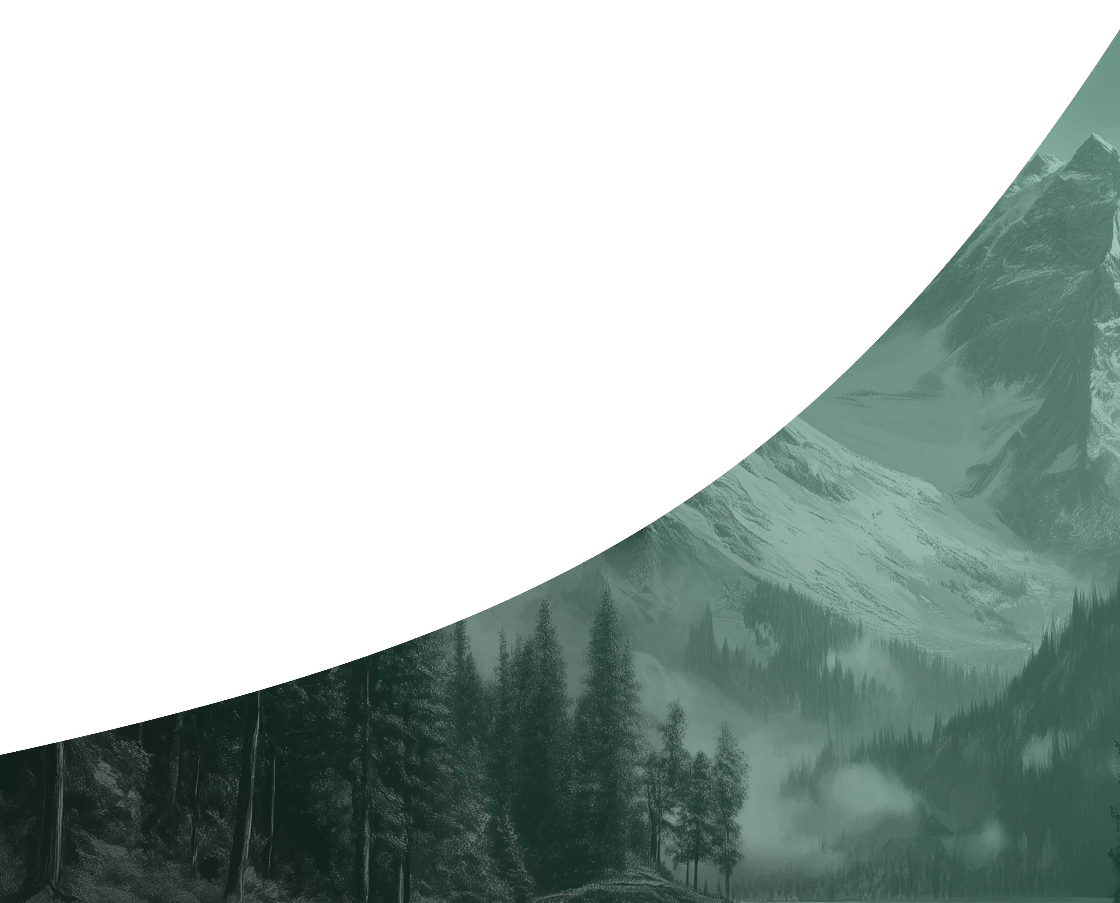 Mountains and trees